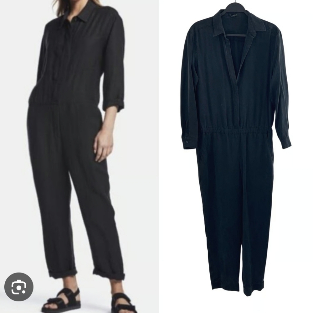 Club Monaco Midnight Black Jumpsuit